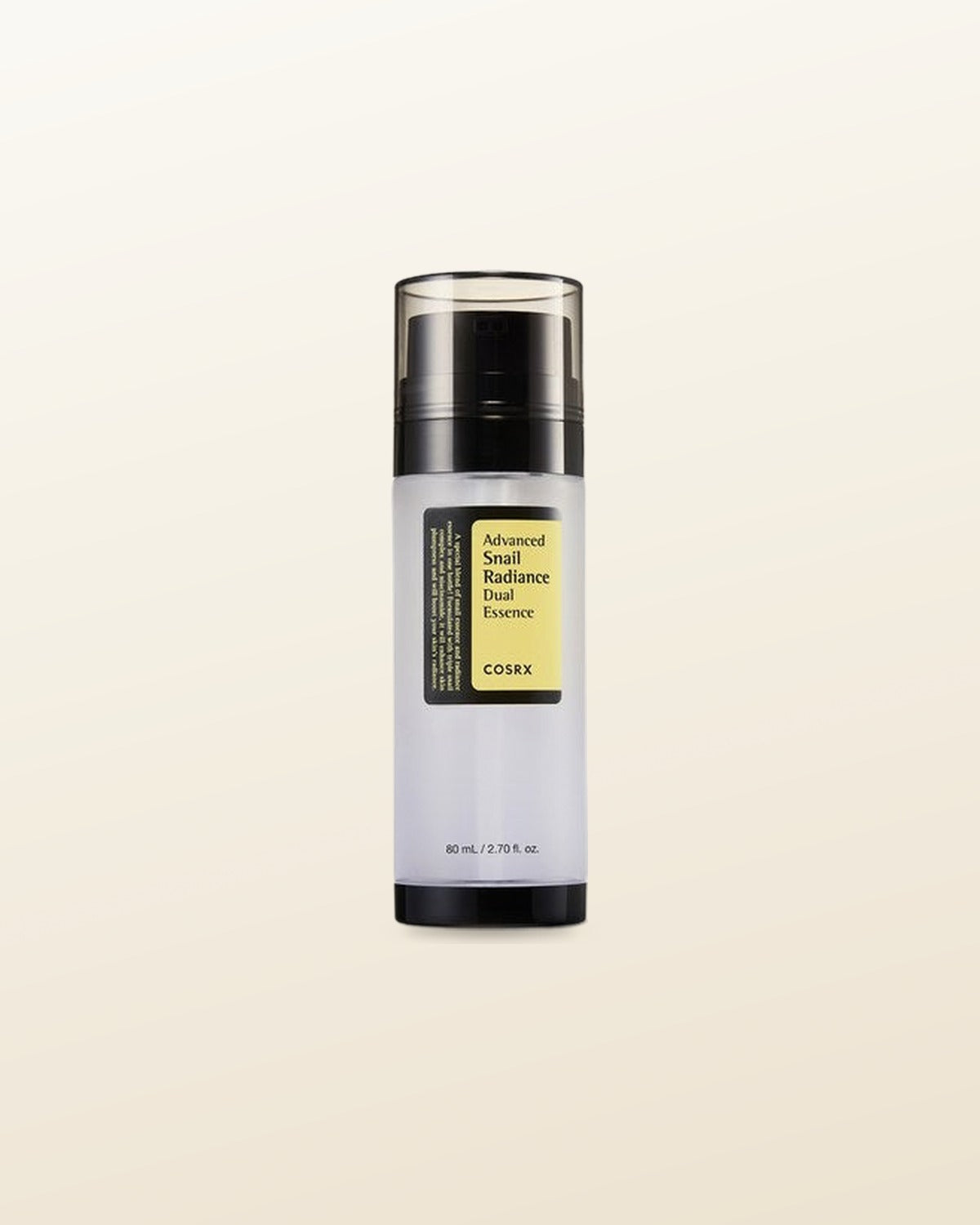 COSRX Advanced Snail Radiance Dual Essence 80ml - tonal render