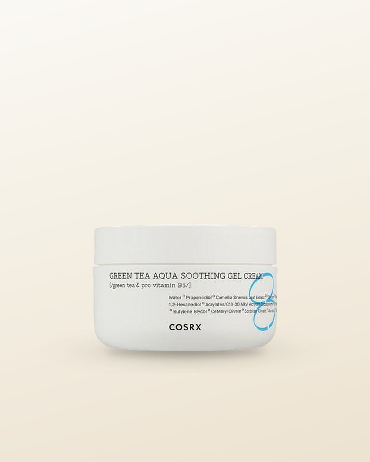 COSRX Hydrium Green Tea Aqua Soothing Gel Cream 50ml - tonal render