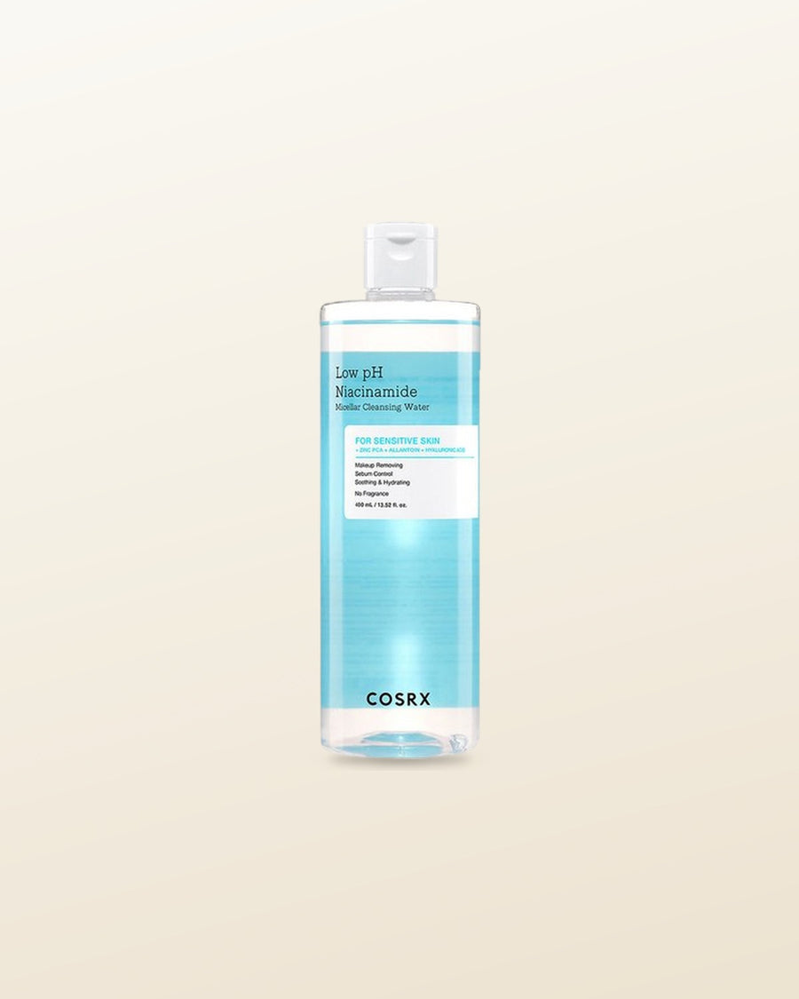 COSRX Low pH Niacinamide Micellar Cleansing Water 400ml - tonal render