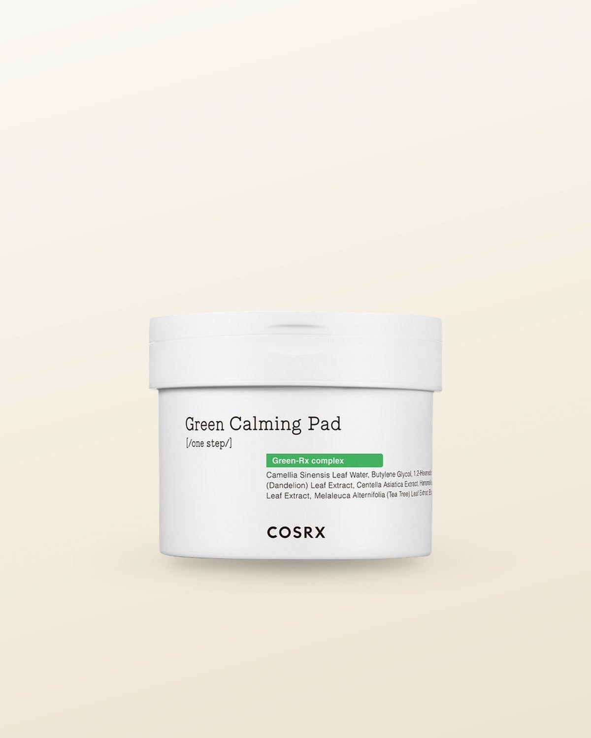 COSRX One Step Green Hero Calming Pad 70 Sheets - tonal render