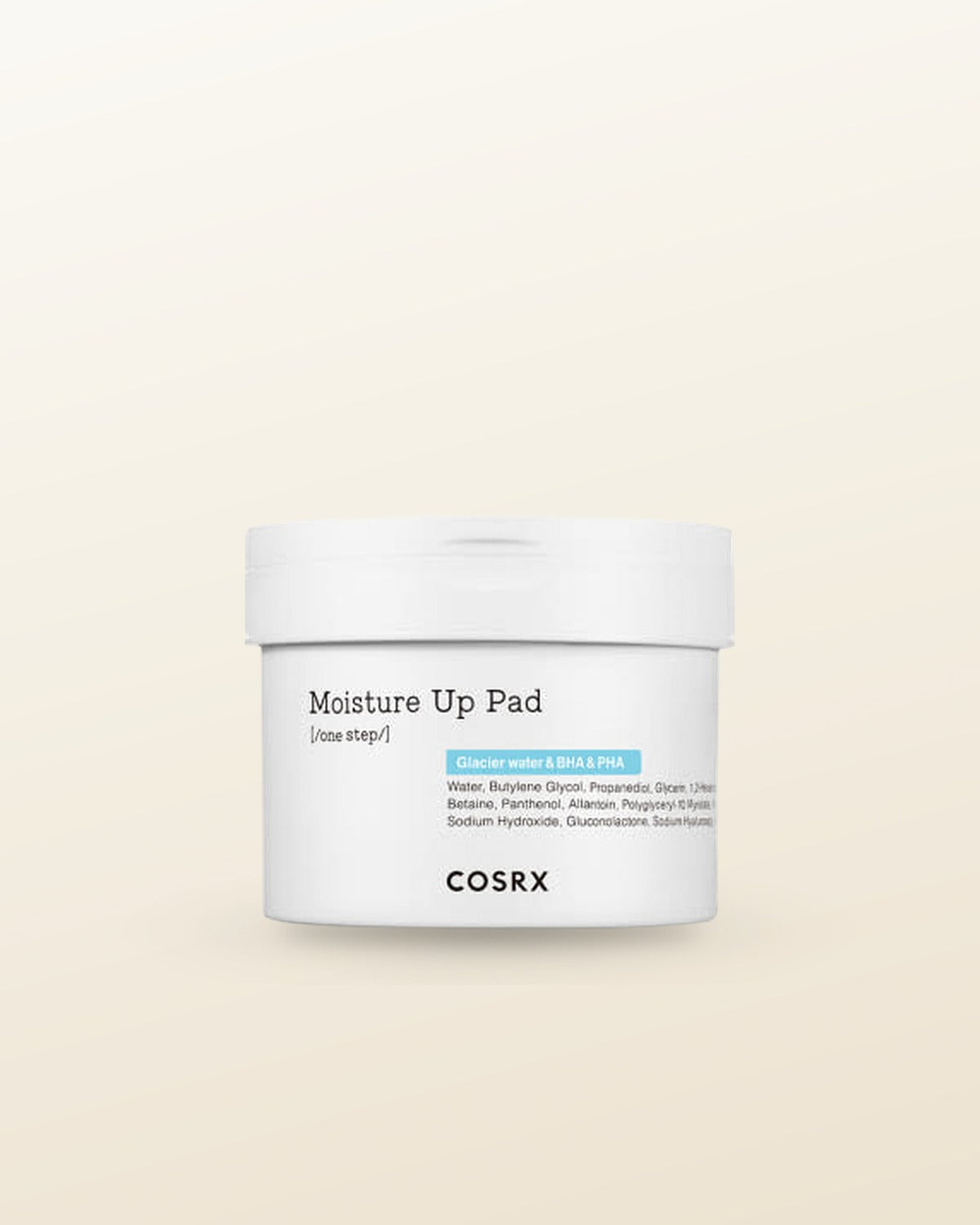 COSRX One Step Moisture Up Pad 70 Sheets - tonal render