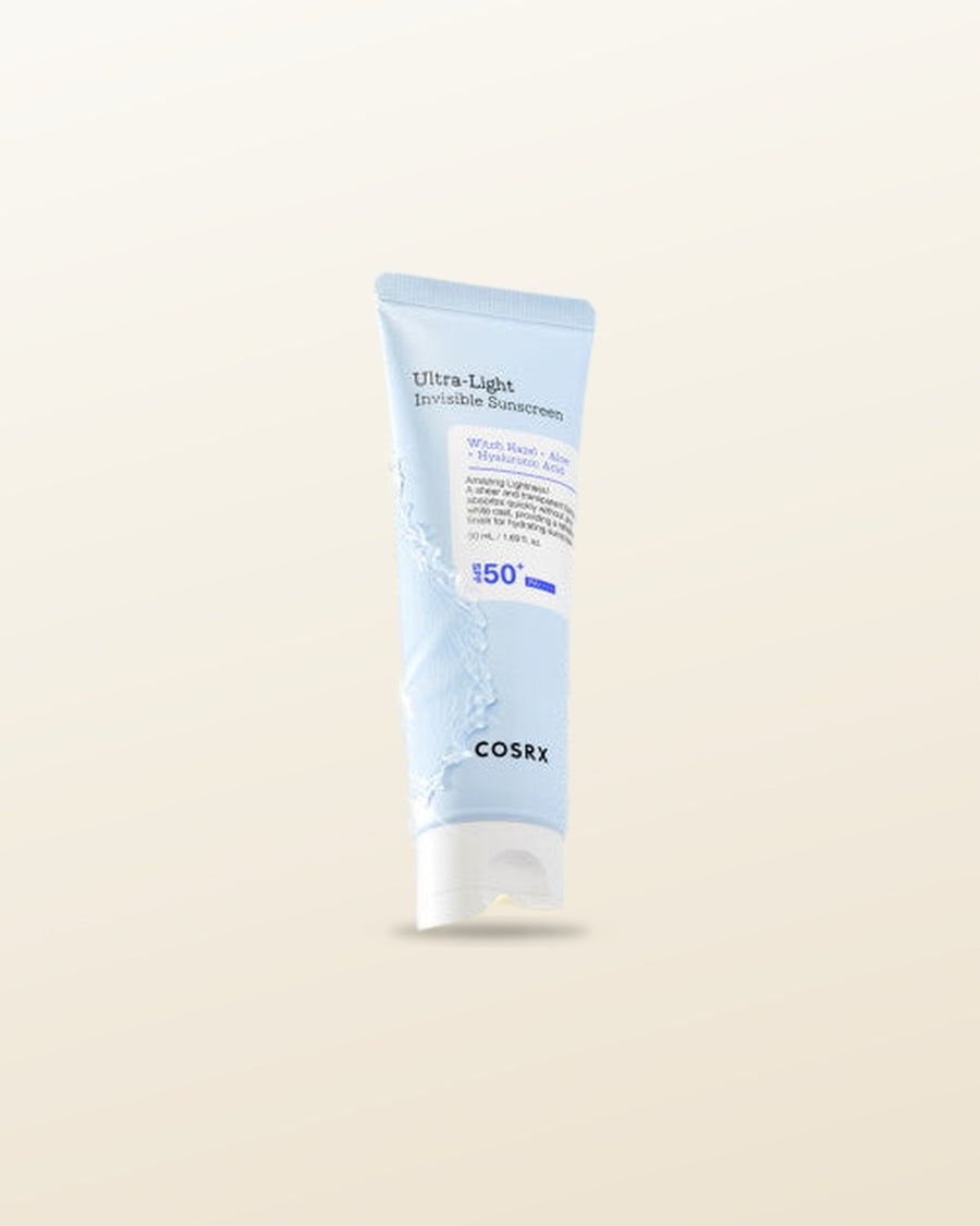 COSRX Ultra-Light Invisible Sunscreen SPF50 PA++++ 50ml - tonal render
