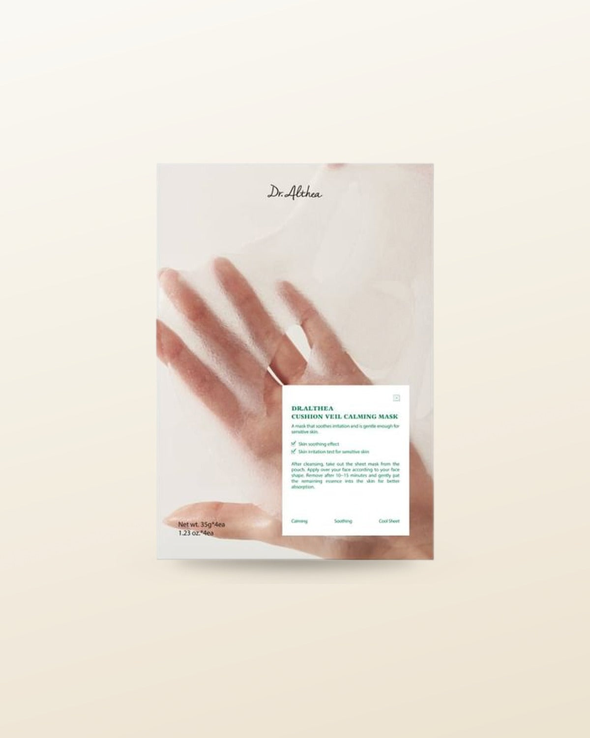 Dr.Althea Cushion Veil Calming Mask Sheet 28g X 4ea - tonal render