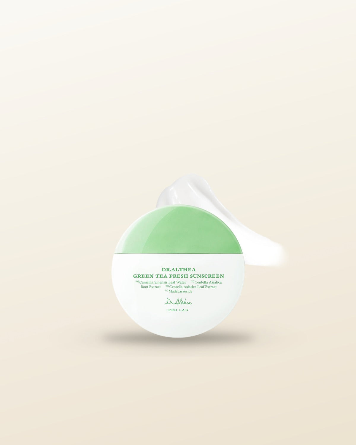 Dr.Althea Green Tea Fresh Sunscreen SPF50+ PA+++ 45ml - tonal render