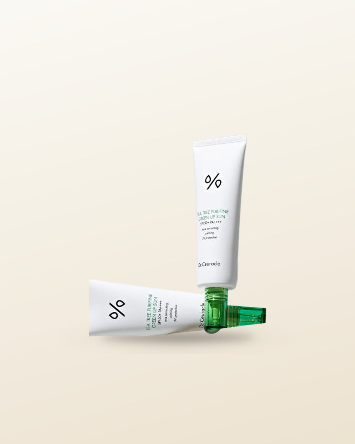 Dr.Ceuracle Tea Tree Purifine Green Up Sun SPF50 PA++++ 50ml - tonal render