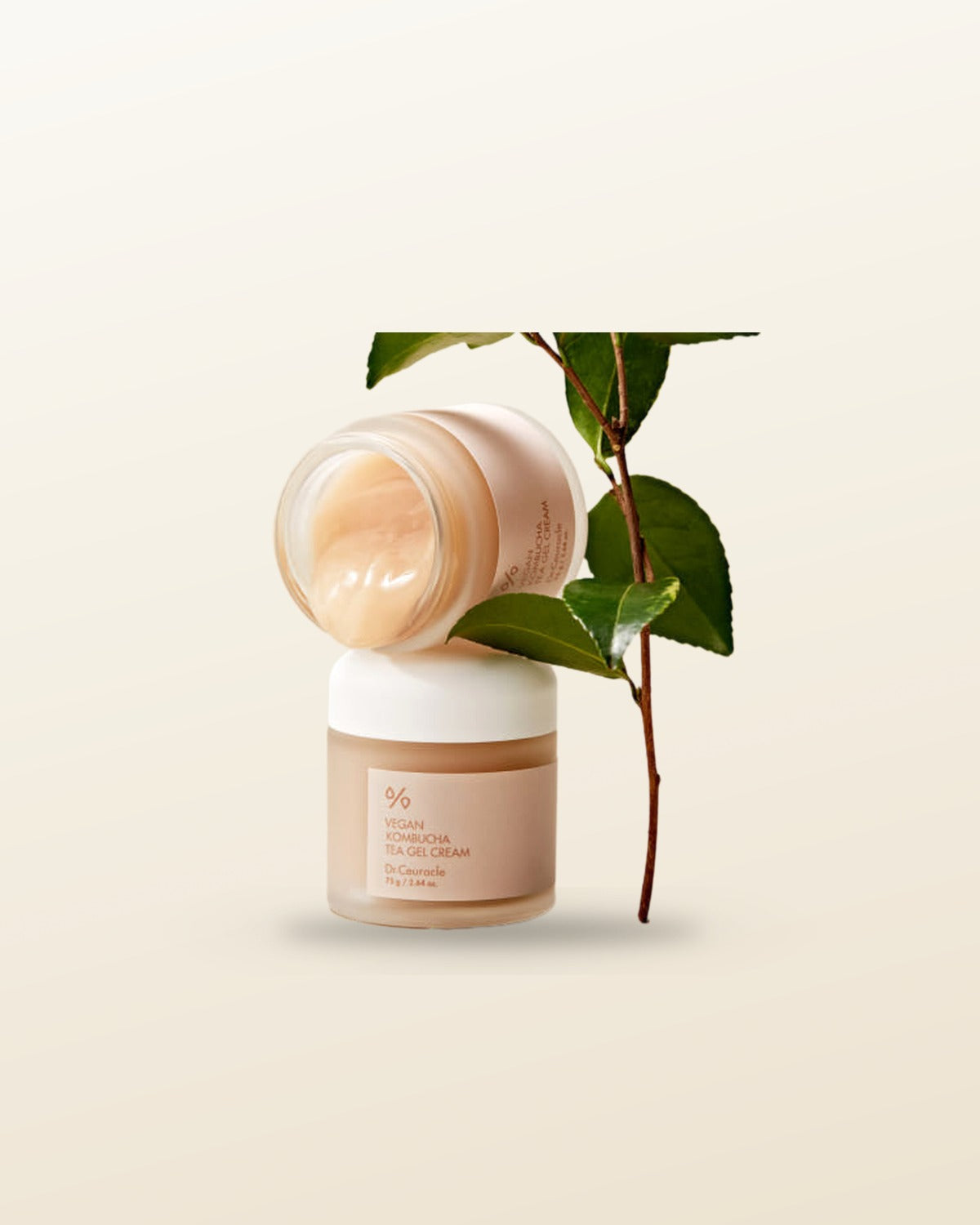 Dr.Ceuracle Vegan Kombucha Tea Gel Cream 75g - tonal render