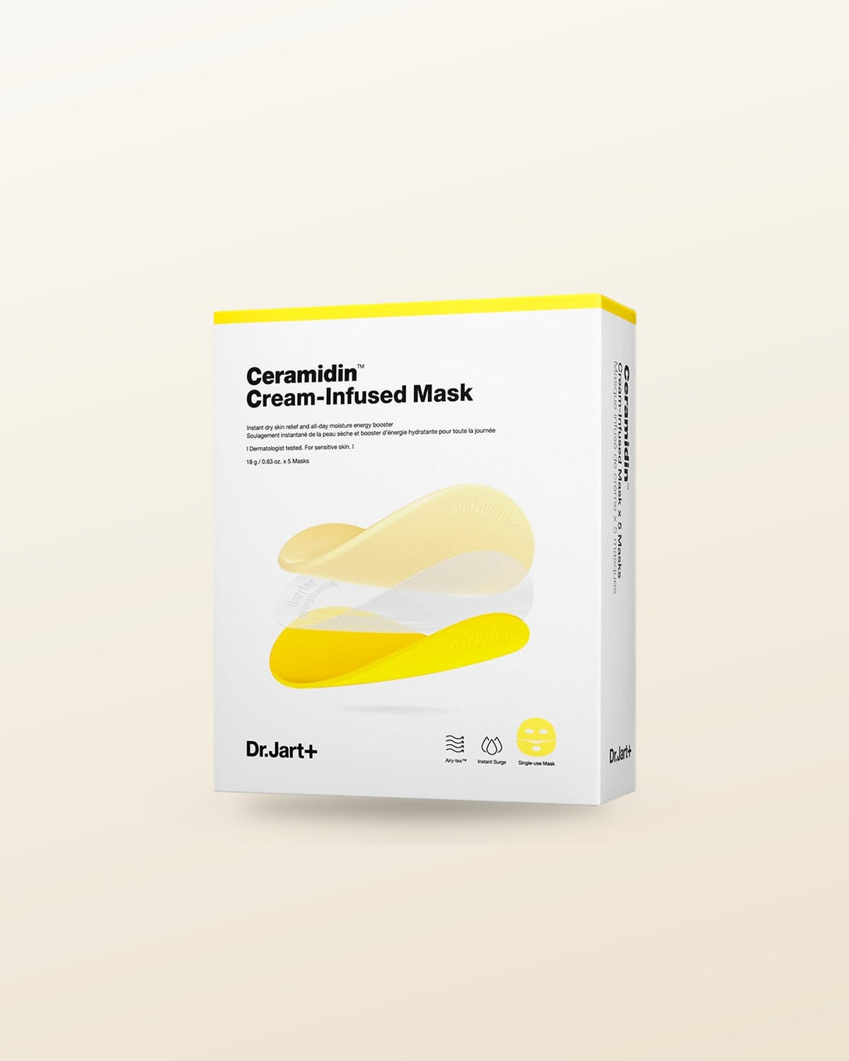 Dr.Jart+ Ceramidin Cream-Infused Mask 18g X 5ea - tonal render