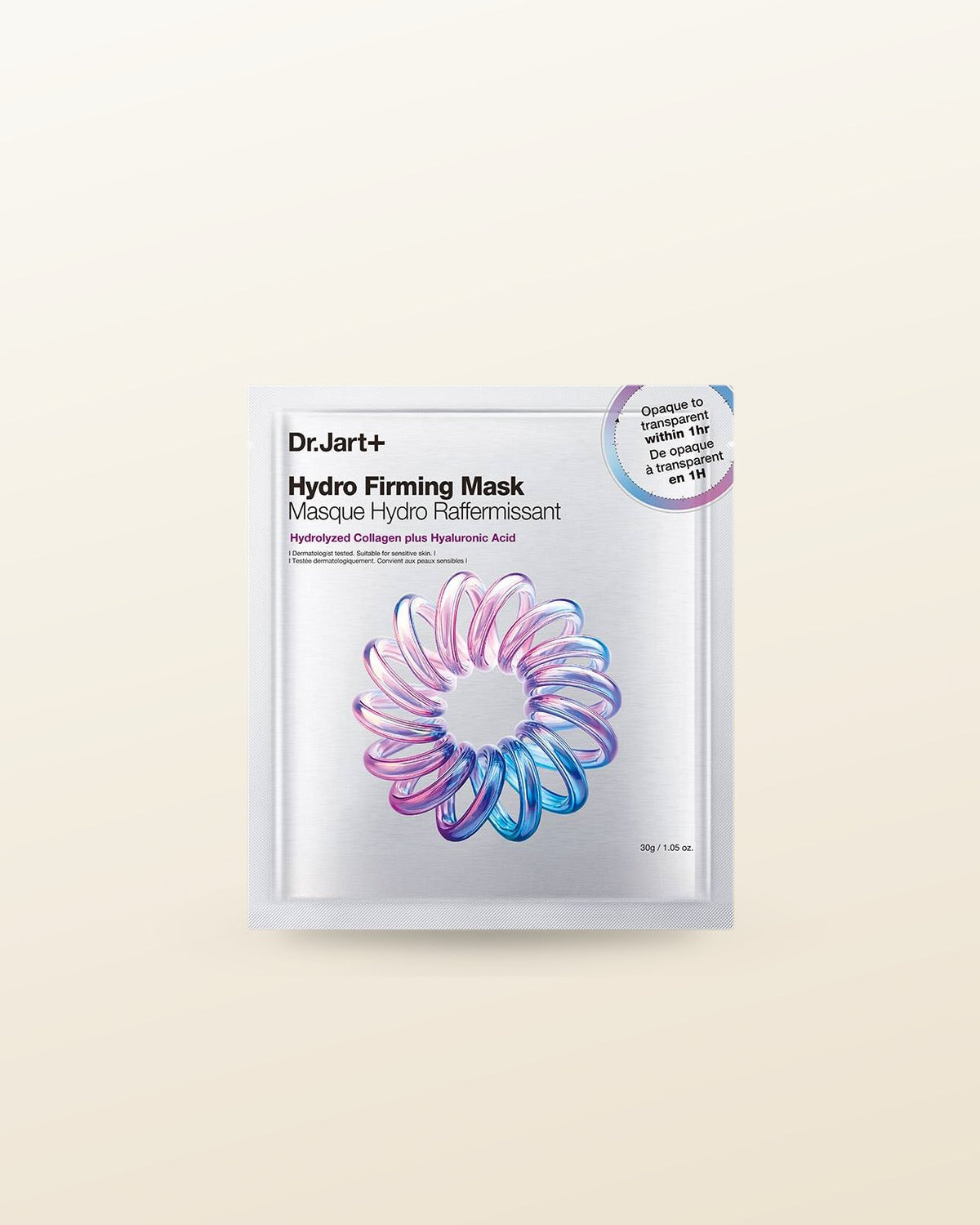 Dr.Jart+ Dermask Hydro Firming Face Mask with Hydrolyzed Collagen and Hyaluronic Acid 30g X 5ea - tonal render