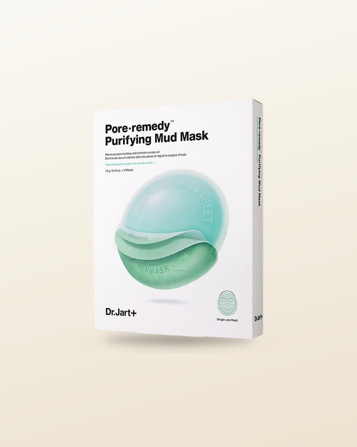 Dr.Jart+ Pore·remedy Purifying Mud Face Mask 13g X 5ea - tonal render