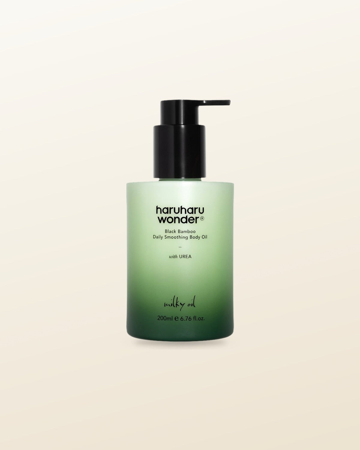 [haruharu wonder] Black Bamboo Daily Smoothing Body Oil 200ml - tonal render