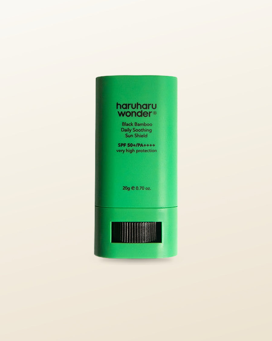 [haruharu wonder] Black Bamboo Daily Soothing Sun Shield SPF 50+ 20g - tonal render