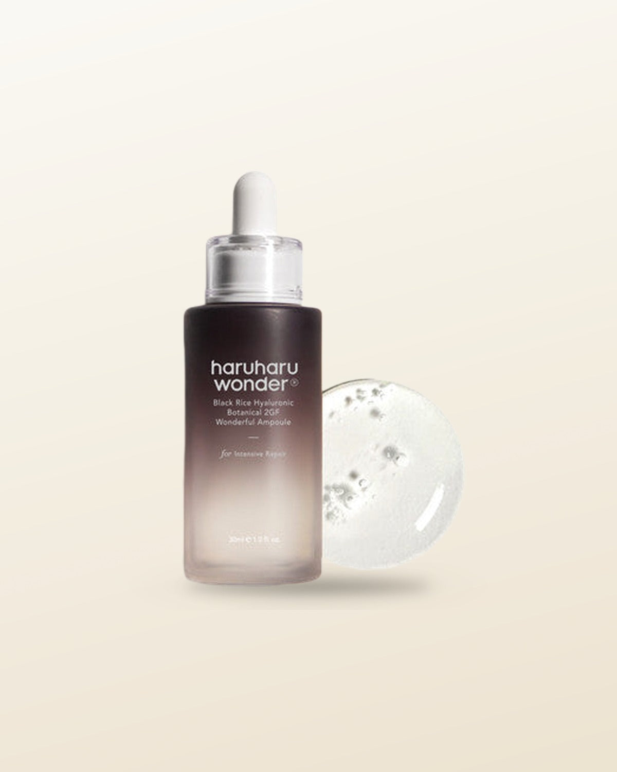 [haruharu wonder] Black Rice Hyaluronic Botanical 2GF Wonderful Ampoule 30ml - tonal render