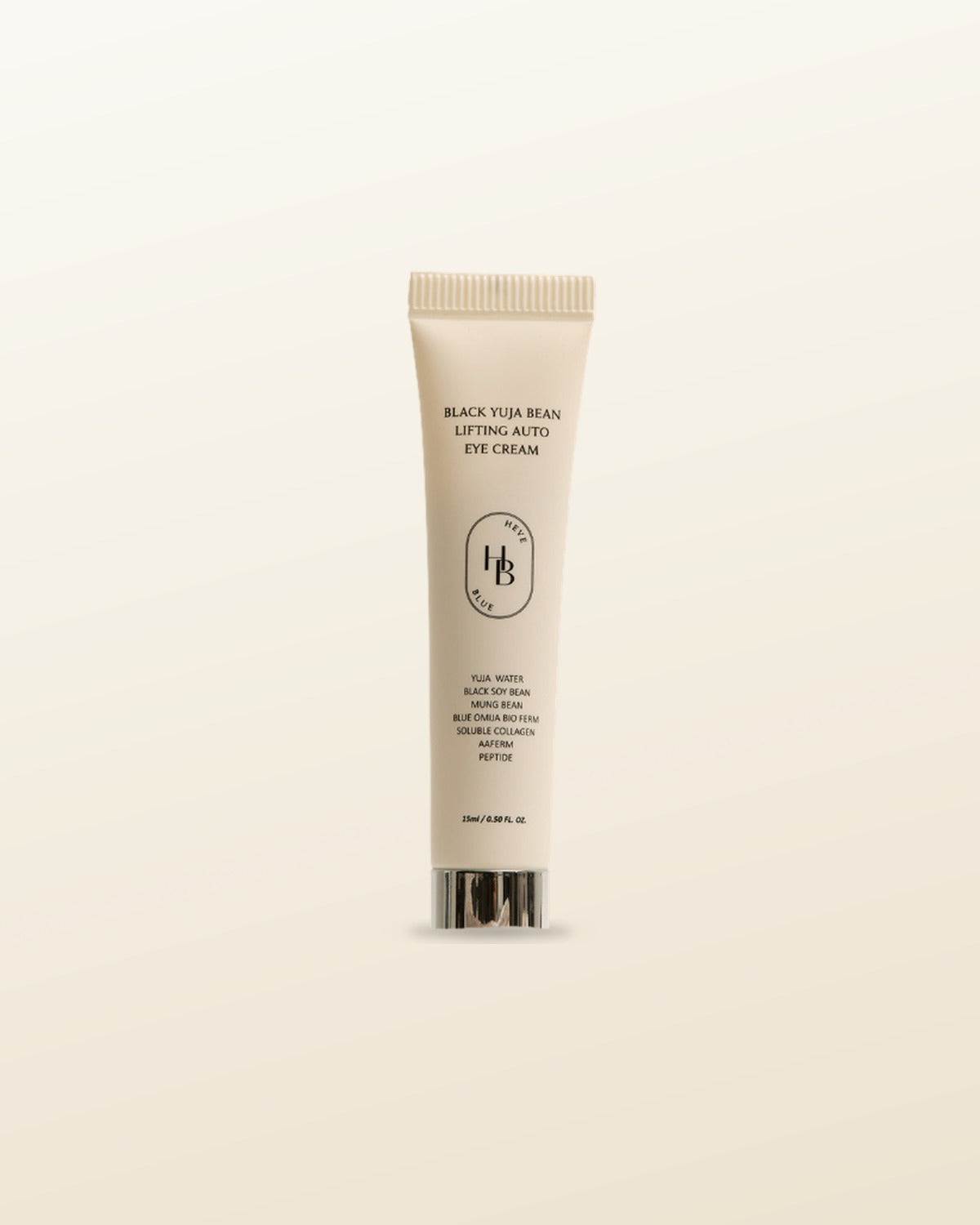 HEVEBLUE Black Yuja Bean Lifting Auto Eye Cream 15ml - tonal render