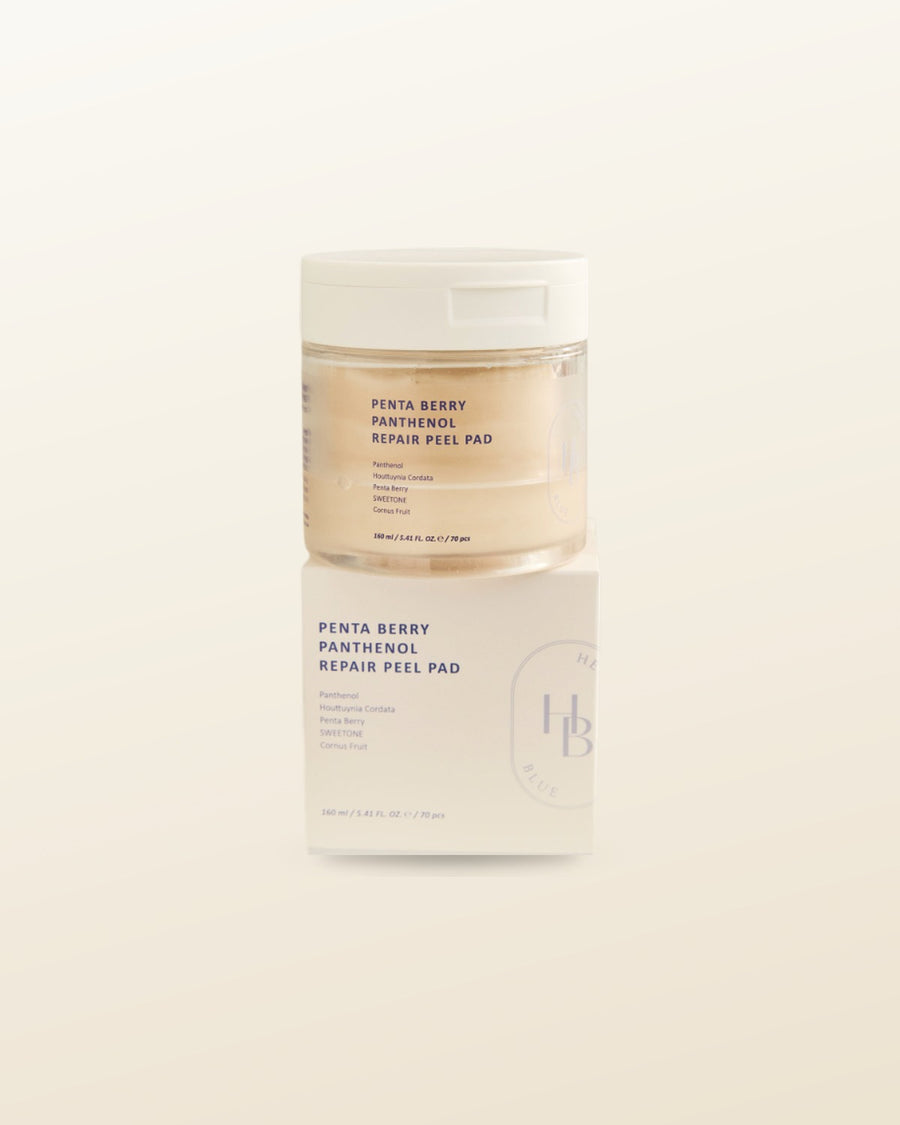 HEVEBLUE Penta Berry Panthenol Repair Peel Pad 160ml/70ea - tonal render