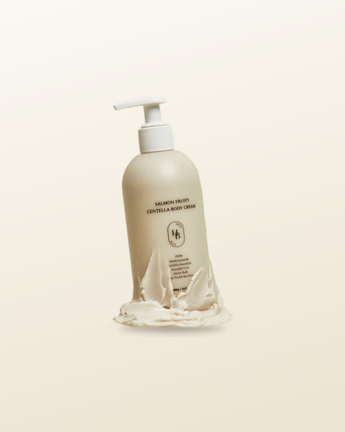 HEVEBLUE Salmon Fruity Centella Body Cream 300g - tonal render