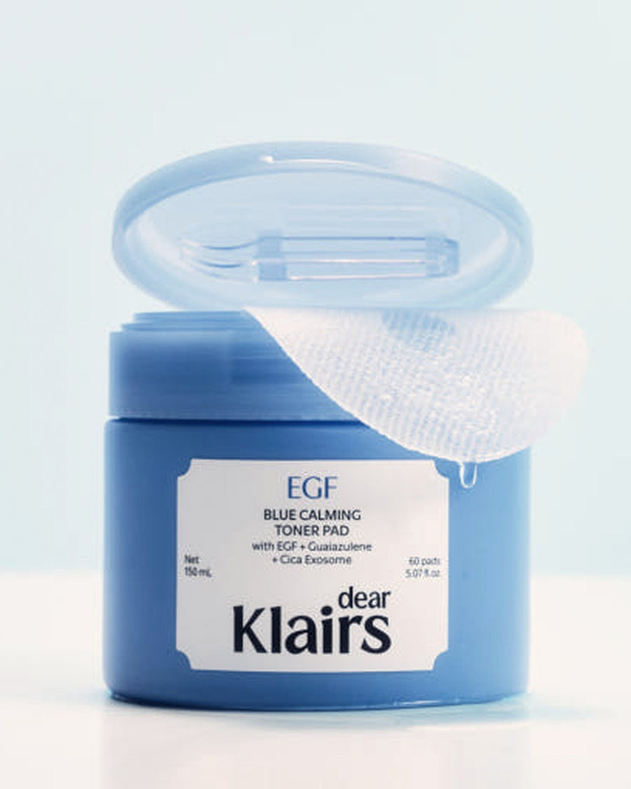 KLAIRS EGF Blue Calming Toner Pad 150ml/60ea - tonal render