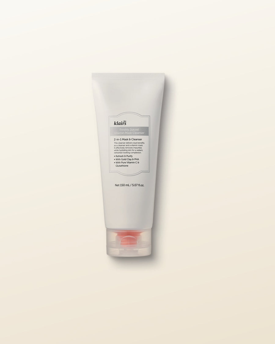 KLAIRS Freshly Juiced Vitamin Mask Cleanser 150ml - tonal render