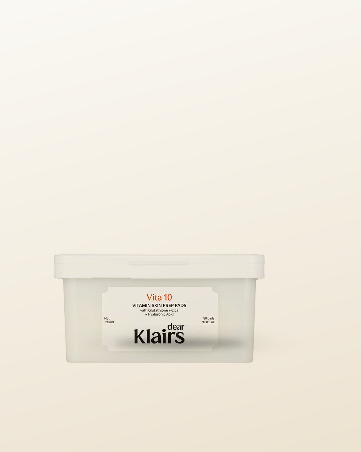 KLAIRS Vita 10 Vitamin Skin Prep Pads 290ml/80ea - tonal render