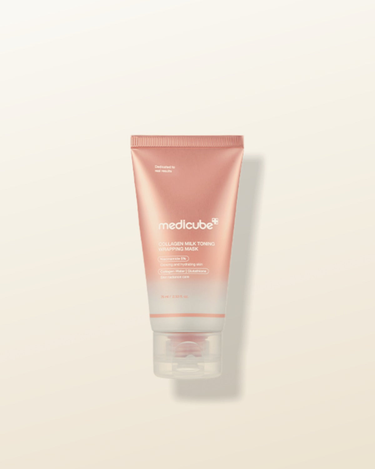 medicube Collagen Milk Toning Wrapping Mask 75ml - tonal render