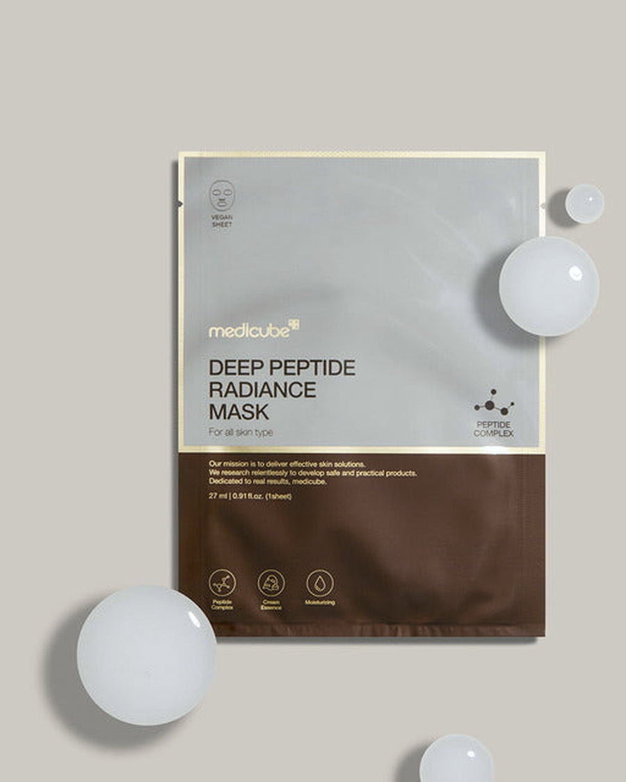 medicube Deep Peptide Radiance Mask 27g X 5ea - tonal render