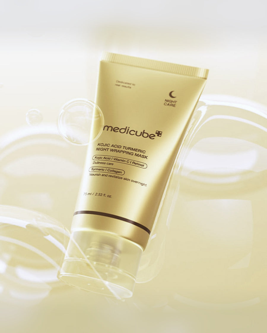 medicube Kojic Acid Turmeric Night Wrapping Mask 75ml - tonal render