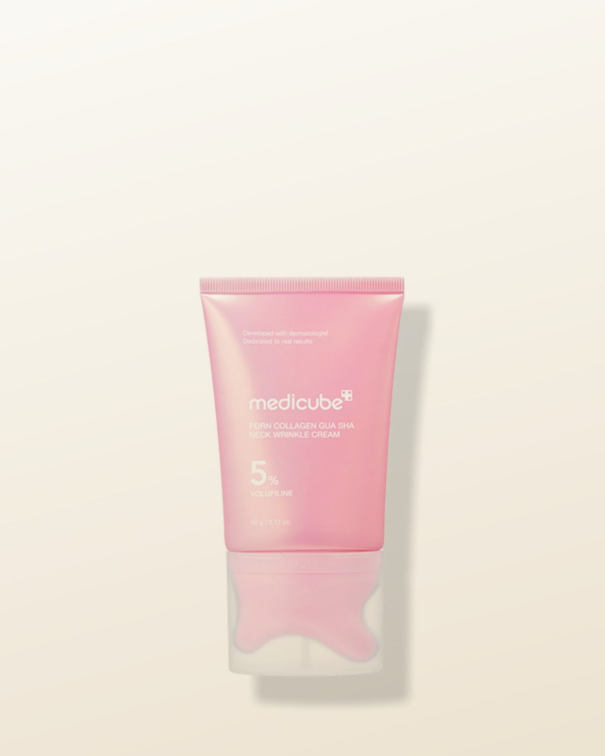 medicube PDRN Collagen Gua Sha Neck Wrinkle Cream 90g - tonal render