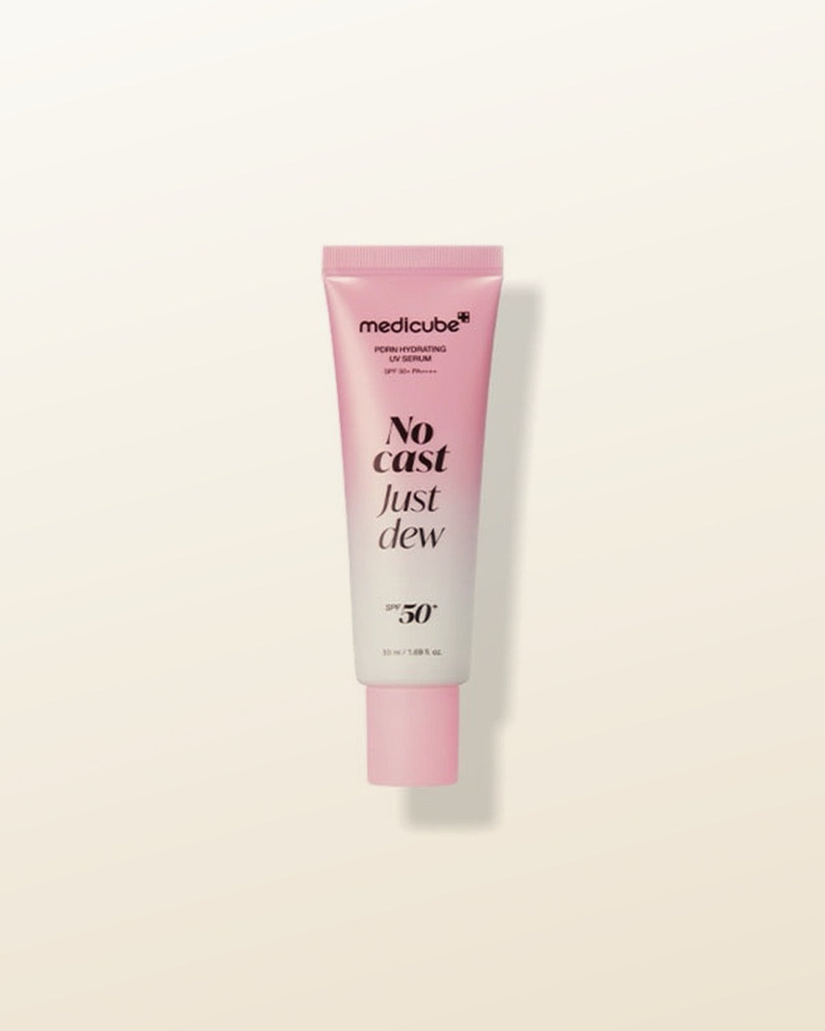 medicube PDRN Hydrating Sun Serum SPF50+ PA++++ 50ml - tonal render