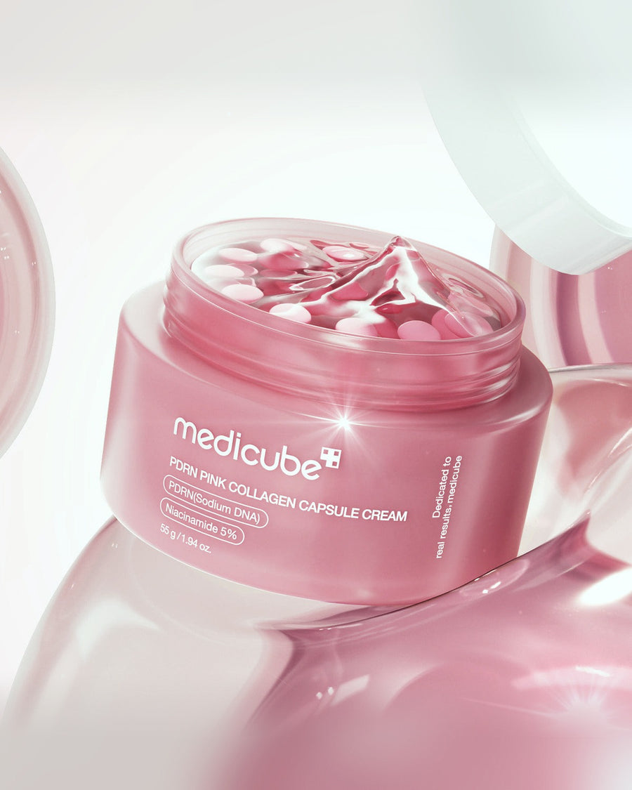 medicube PDRN Pink Collagen Capsule Cream 55ml - tonal render