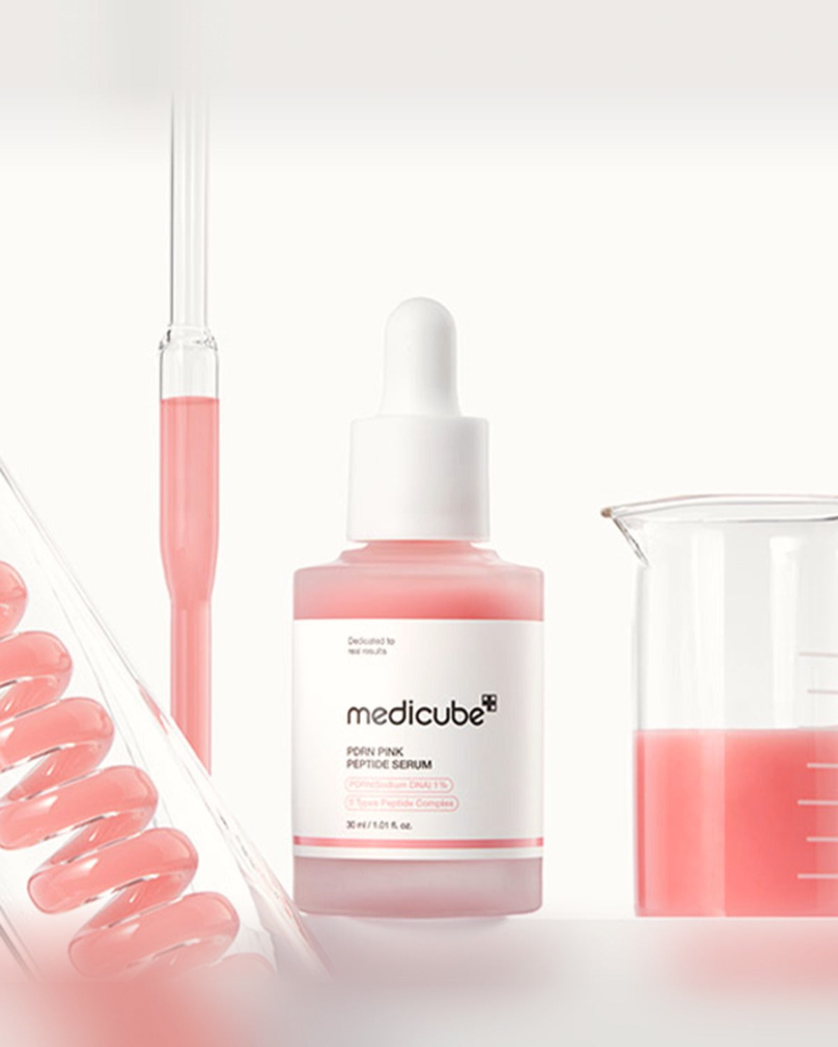 medicube PDRN Pink Peptide Serum 30ml - tonal render