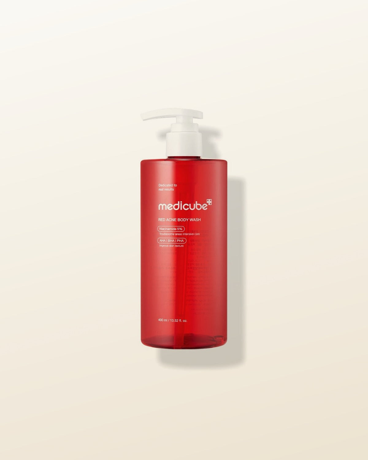 medicube Red Acne Body Wash 3.0 400ml - tonal render