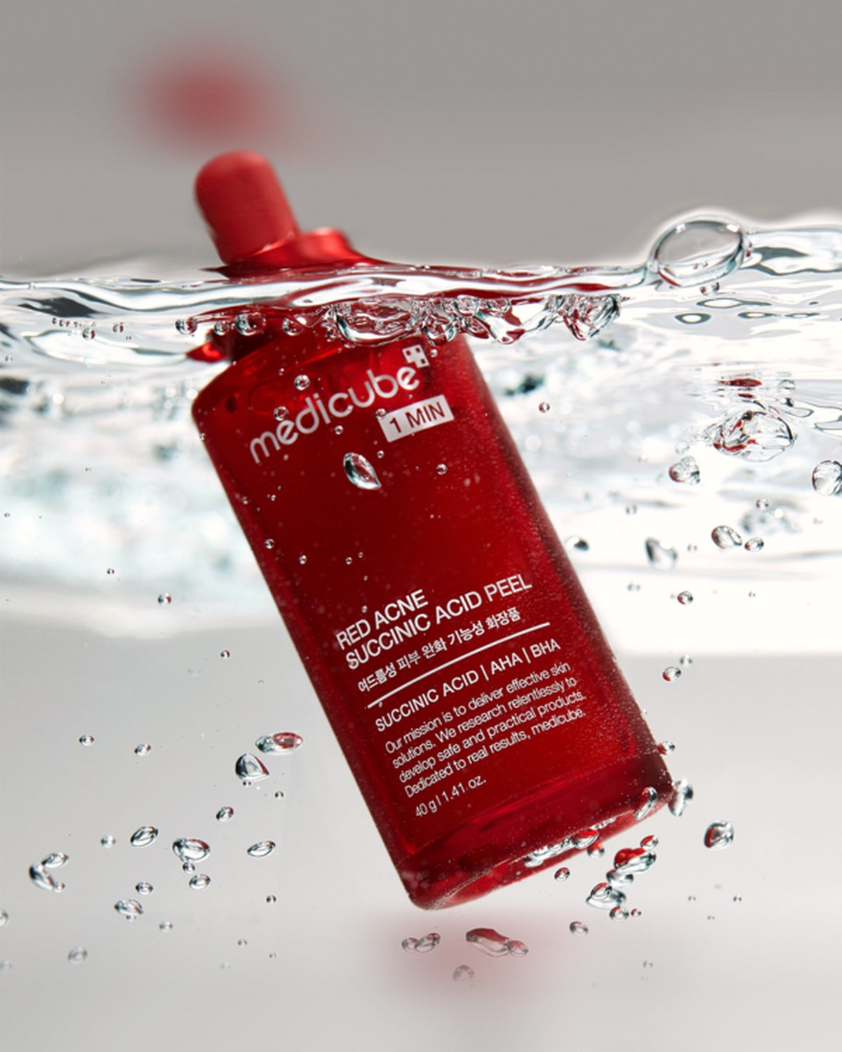 medicube Red Acne Succinic Acid Peel 40g - tonal render