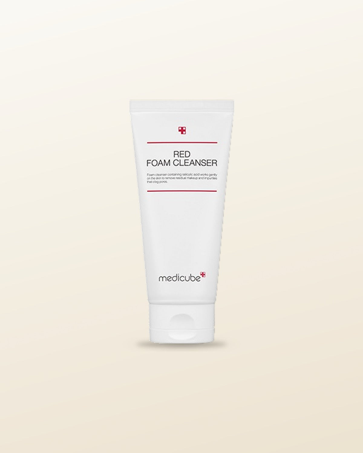 medicube Red Foam Cleanser 230ml - tonal render
