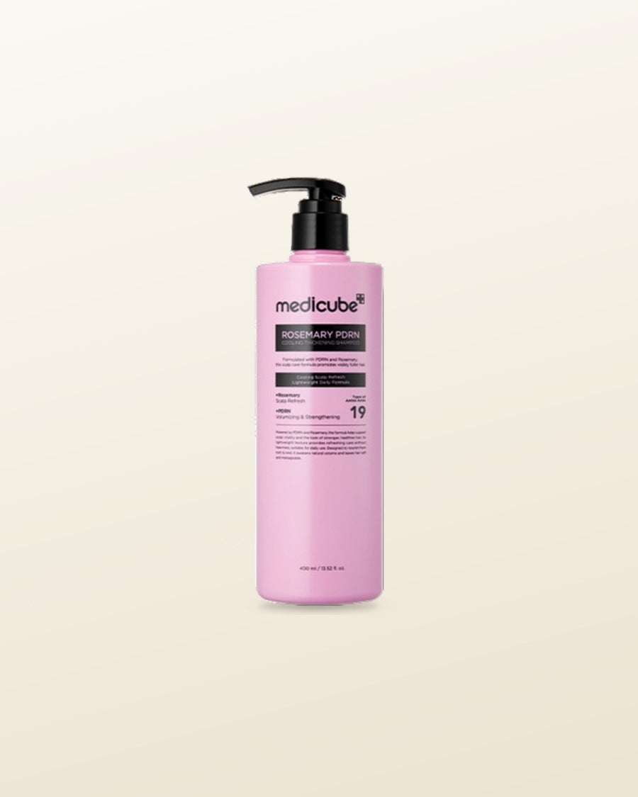 medicube Rosemary PDRN Cooling Thickening Shampoo 400ml - tonal render