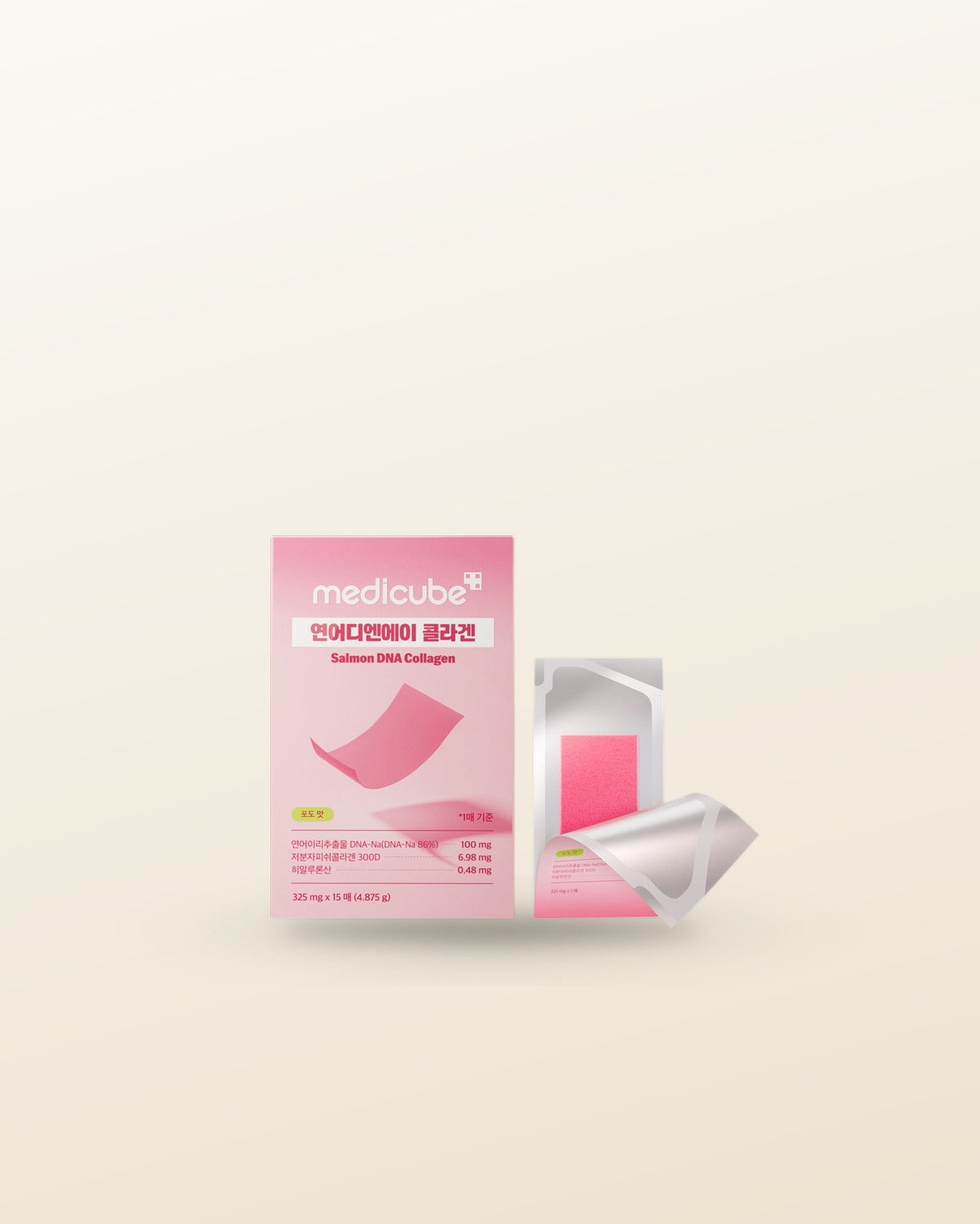 medicube Salmon DNA Collagen 325mg x 15ea - tonal render