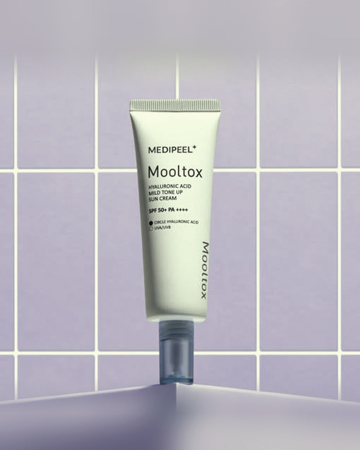 MEDIPEEL Hyaluronic Acid Layer Mooltox Mild Tone Up Sun Cream SPF 50+PA++++ 50g - tonal render