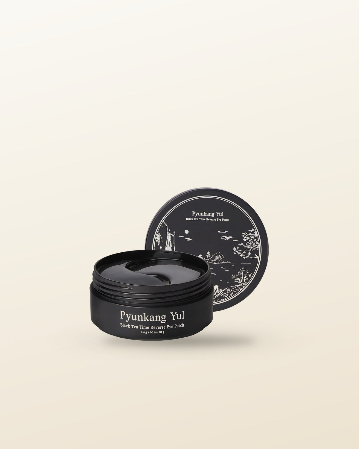 [Pyunkang Yul] Black Tea Time Reverse Eye Patch 60ea/84g - tonal render