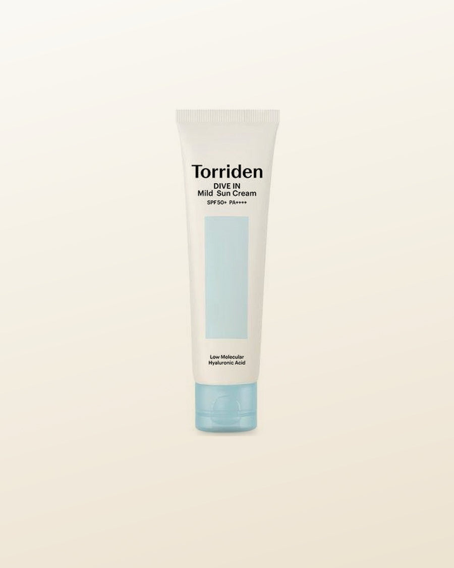 Torriden DIVE IN Mild Suncream 60ml (SPF 50+ PA++++) - tonal render