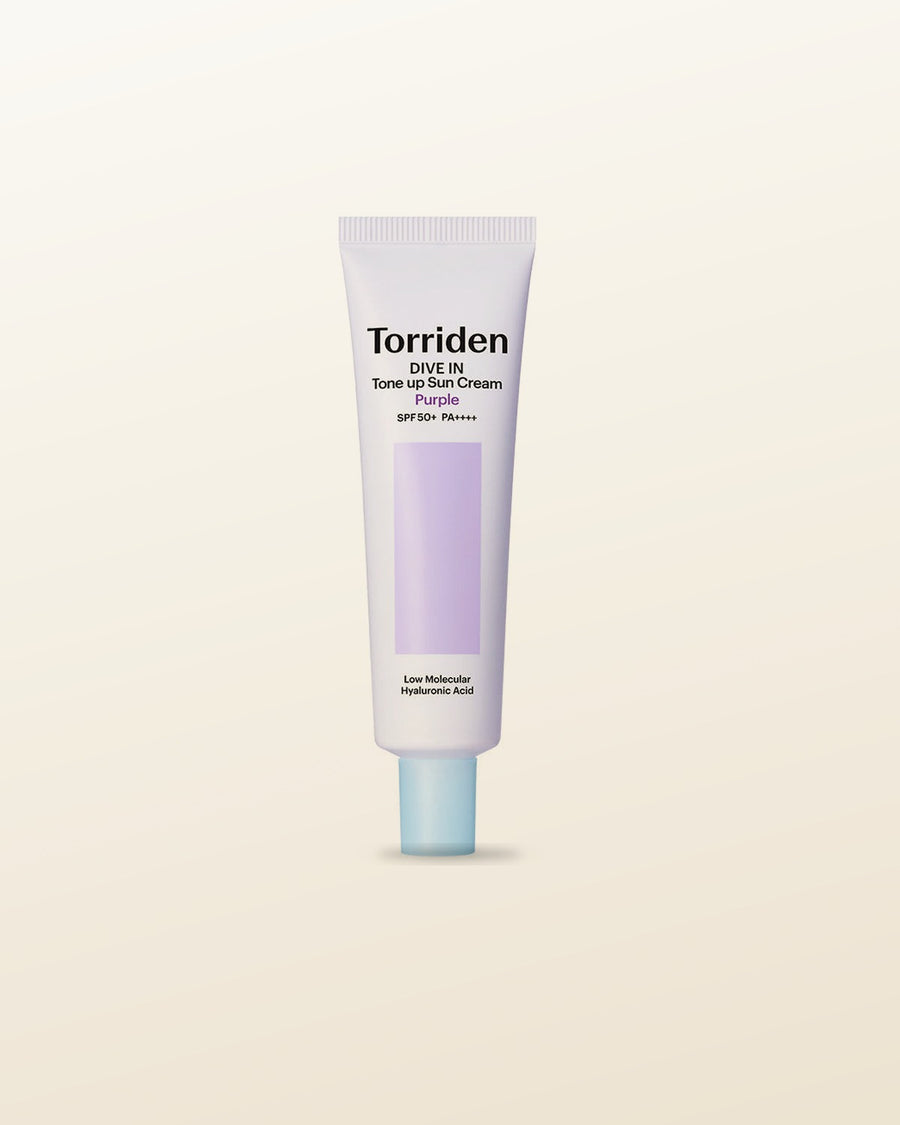 Torriden DIVE IN Purple Tone Up Sunscreen SPF 50+ PA++++ 60ml - tonal render