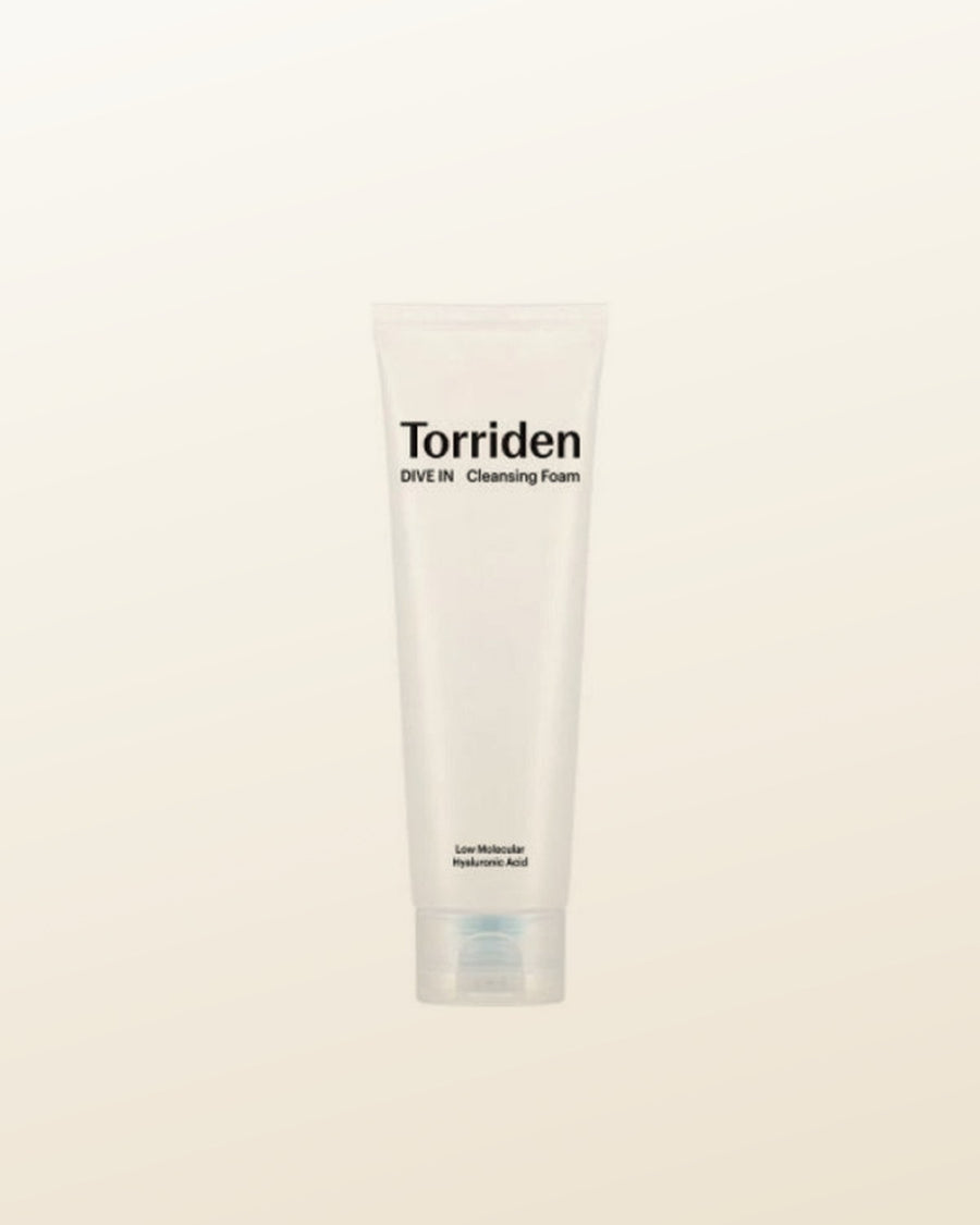 Torriden Dive In Low Molecular Hyaluronic Acid Cleansing Foam 150ml - tonal render