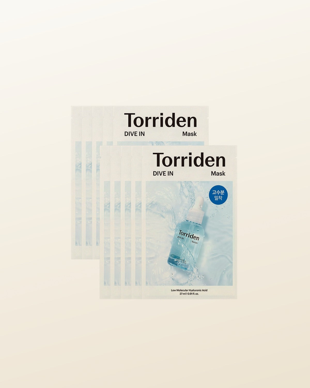 Torriden Dive-In Low Molecule Hyaluronic Acid Mask Sheet 10ea - tonal render