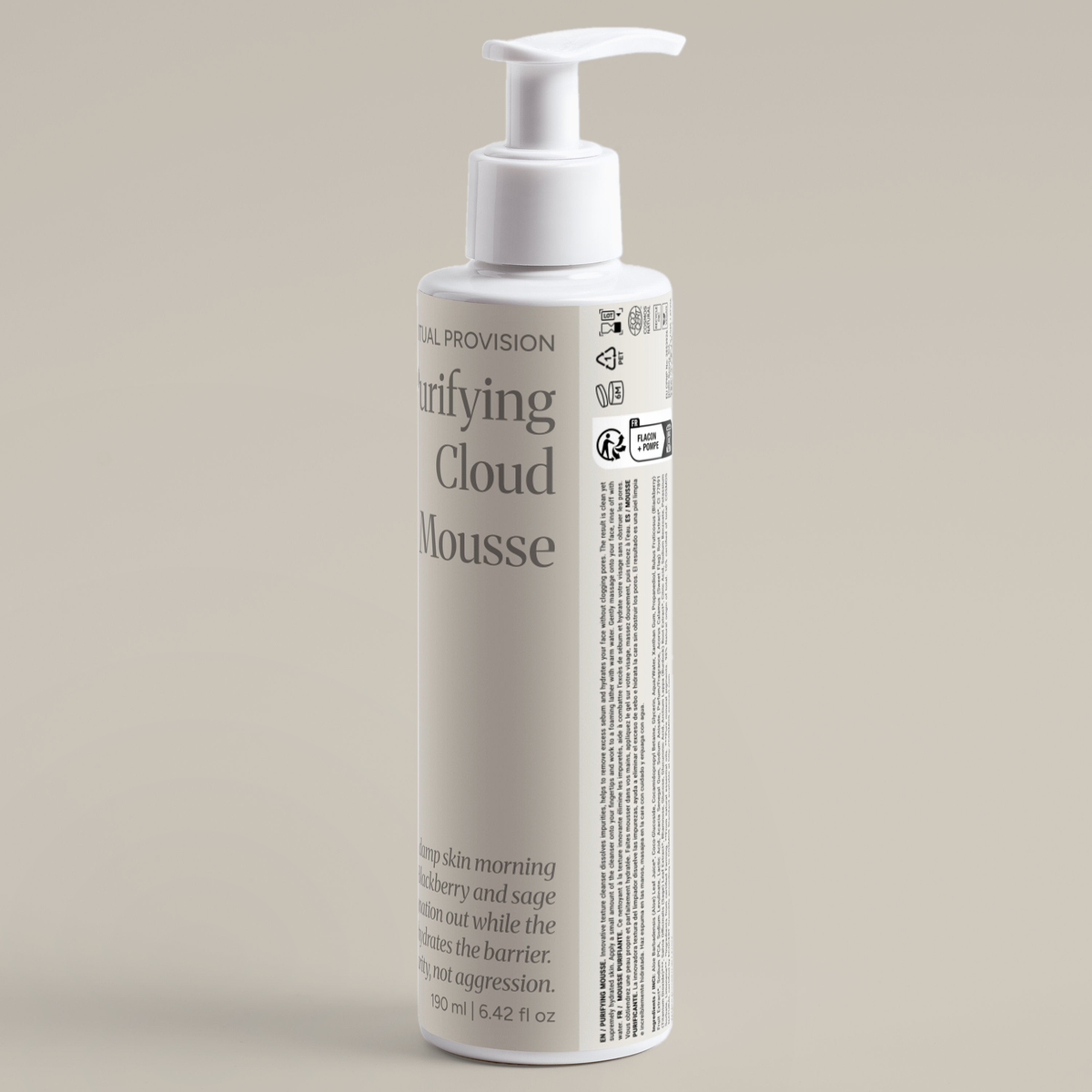 Purifying Cloud Mousse — hero back