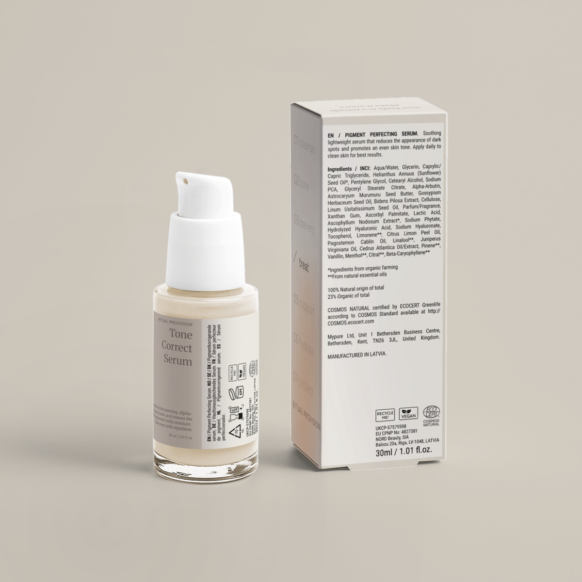Tone Correct Serum — hero back