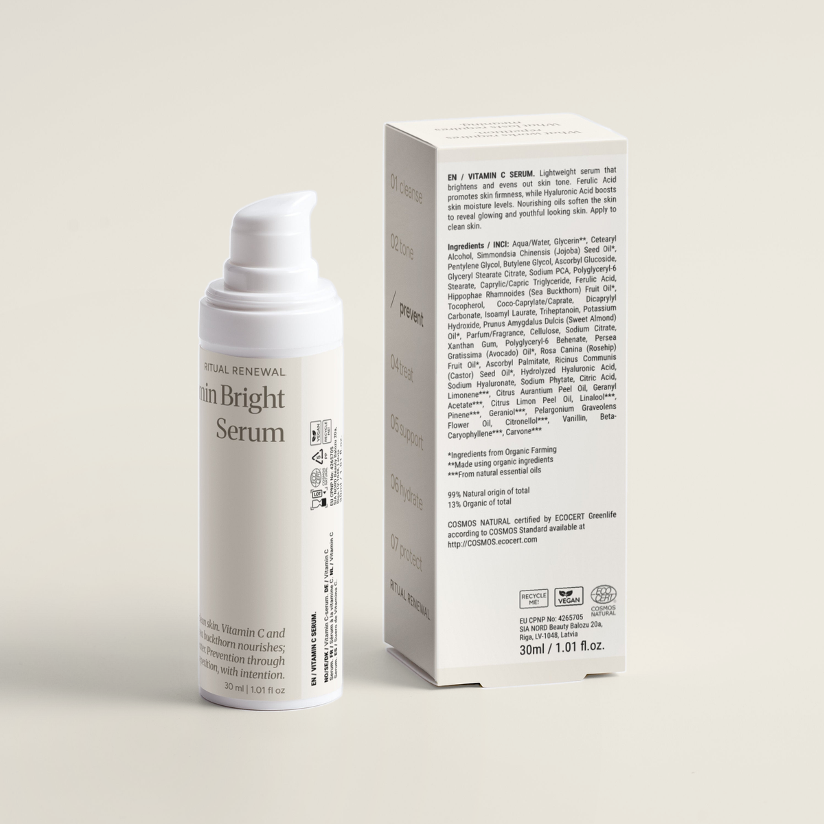 Vitamin Bright Serum — back