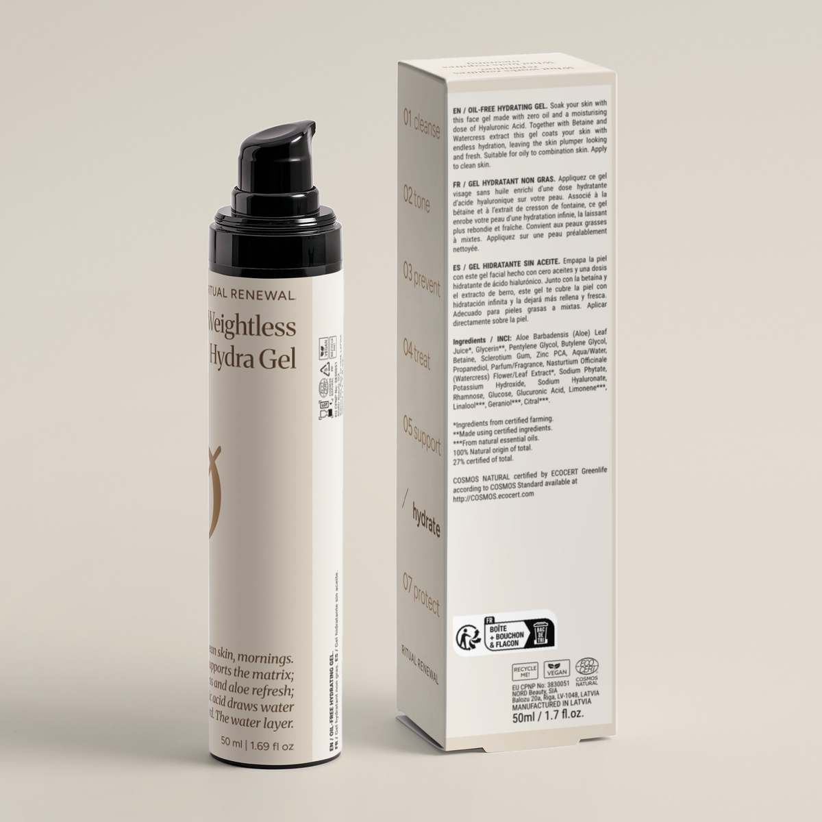 Weightless Hydra Gel — back